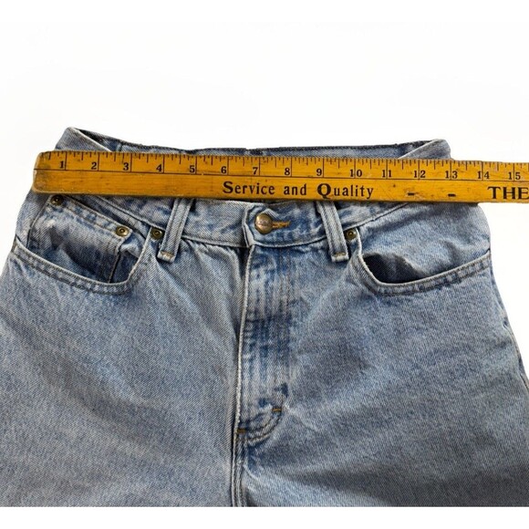 Vintage 90s LL Bean Double L Classic Fit Mom Jeans Women’s Sz 6 Light Washed - Picture 9 of 14